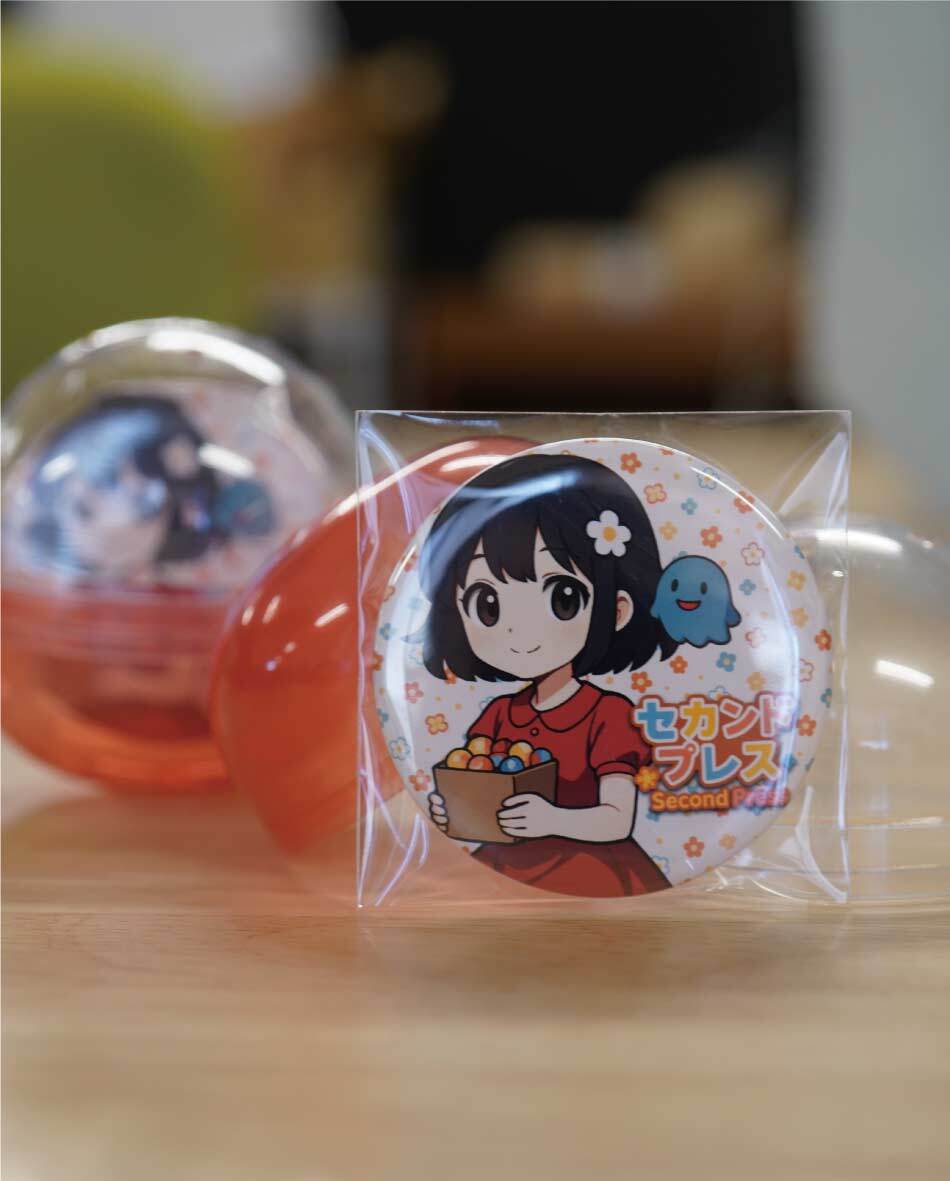57mm缶バッジ | 缶バッジのセカンドプレス